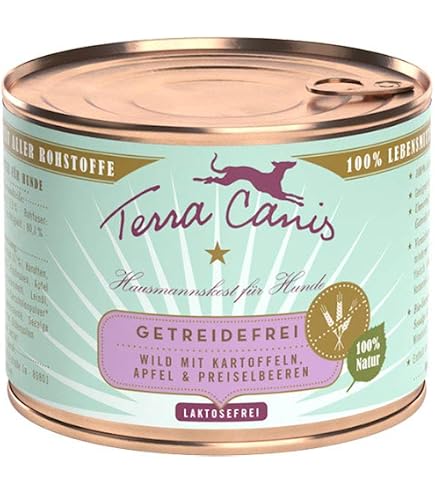 Amazon.co.jp: テラカニス グレインフリー ウサギ肉缶 200g ドイツ製造